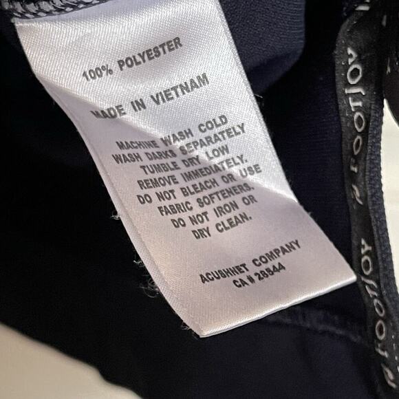 FootJoy Golf Polo Shirt Navy Short Sleeve Embroidered Logo Size XL - Picture 3 of 6